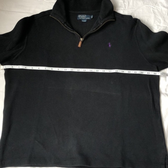 Polo 1/4 zip pullover sweater - Picture 4 of 6